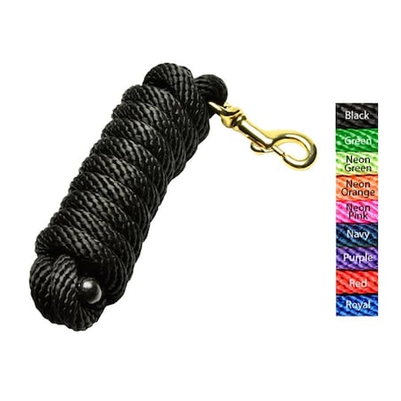 Jacks Poly Lead Rope Neon Pink 10377-NP